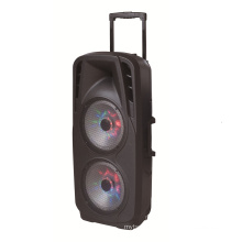 Double 10′′inch Super Power Speaker with LED Light Microphone F73D